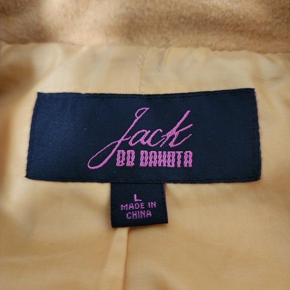 Jack BB Dakota Marigold Yellow Wool Blend Hooded Peacoat - Picture 3 of 10